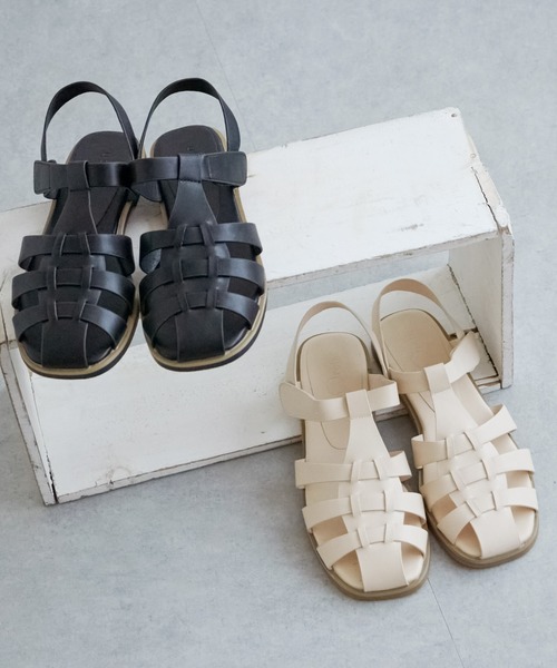 notch.（ノッチ）の「グルカサンダル2（サンダル・レディース・ブラック/オフホワイト・M/L）」の15枚目の写真