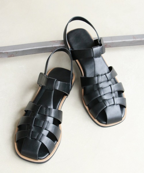 notch.（ノッチ）の「グルカサンダル2（サンダル・レディース・ブラック/オフホワイト・M/L）」の14枚目の写真