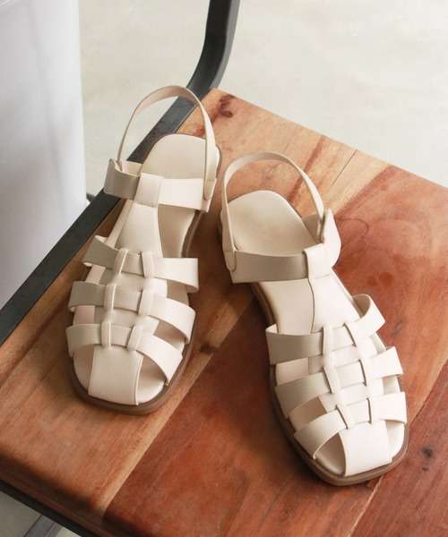 notch.（ノッチ）の「グルカサンダル2（サンダル・レディース・ブラック/オフホワイト・M/L）」の13枚目の写真