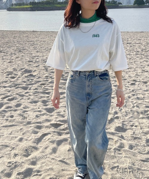 kutir（クティール）の「アソートプリントＴシャツ（Tシャツ/カットソー・レディース・ホワイト/チャコールグレー/ネイビー/オリーブ/ピンク・FREE）」の10枚目の写真