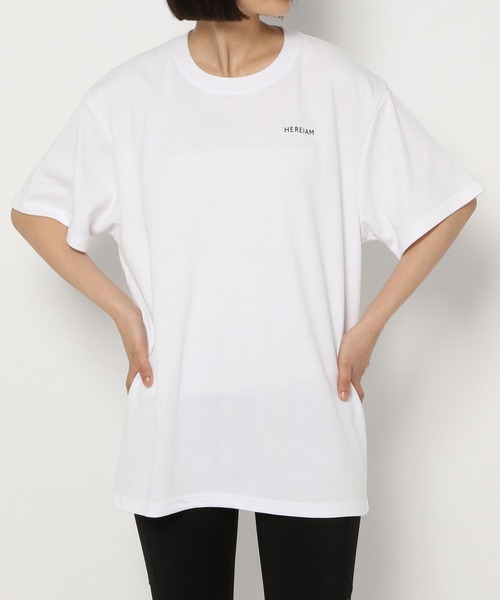 HEREIAM(ヘレイアム)の「【HEREIAM】吸水速乾&UNISEX/Fractal T(Tシャツ/カットソー・レディース・ホワイト/ブラック・FREE)」の5枚目の写真