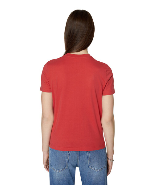 DIESEL(ディーゼル)の「レディース Tシャツ レギュラーフィット(Tシャツ/カットソー・レディース・ホワイト/ブラック/オレンジ系その他・LARGE/SMALL/X-LARGE/MEDIUM)」の6枚目の写真