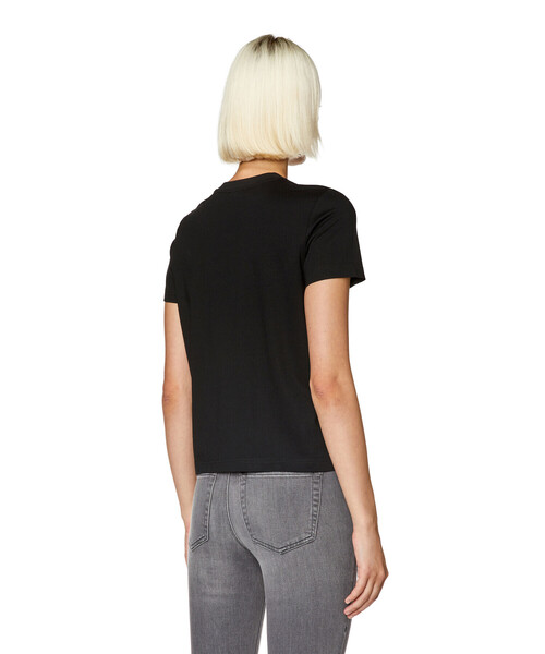 DIESEL(ディーゼル)の「レディース Tシャツ レギュラーフィット(Tシャツ/カットソー・レディース・ホワイト/ブラック/オレンジ系その他・LARGE/SMALL/X-LARGE/MEDIUM)」の5枚目の写真