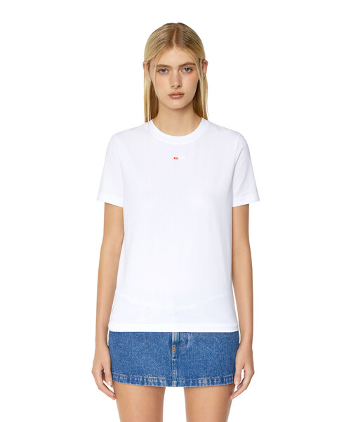 DIESEL(ディーゼル)の「レディース Tシャツ レギュラーフィット(Tシャツ/カットソー・レディース・ホワイト/ブラック/オレンジ系その他・LARGE/SMALL/X-LARGE/MEDIUM)」の22枚目の写真