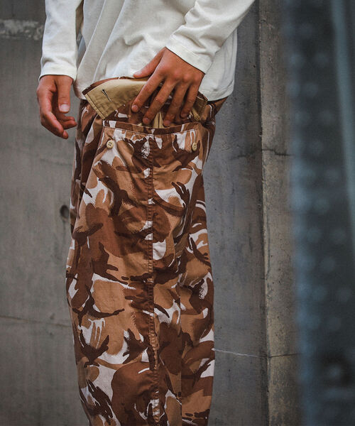 BEAMS（ビームス）の「BEAMS / ブリティッシュユーロカモ カーゴパンツ（カーゴパンツ・メンズ・ベージュ/オリーブ・S/M/L/XL）」の10枚目の写真