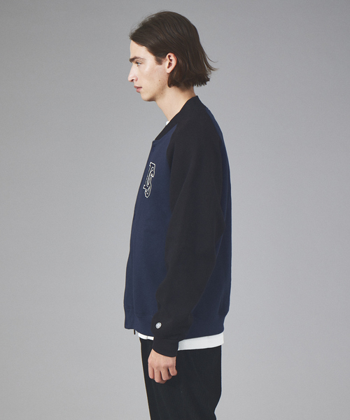 ABAHOUSE(アバハウス)の「WEB限定【DISCUS ATHLETIC/ディスカス アスレチック 】カレッジロゴ裏起毛スナップ カーディガン(カーディガン/ボレロ・メンズ・ブラック/ネイビー/カーキ・M/L)」の5枚目の写真