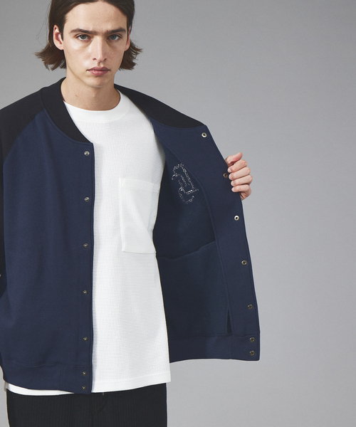 ABAHOUSE(アバハウス)の「WEB限定【DISCUS ATHLETIC/ディスカス アスレチック 】カレッジロゴ裏起毛スナップ カーディガン(カーディガン/ボレロ・メンズ・ブラック/ネイビー/カーキ・M/L)」の7枚目の写真