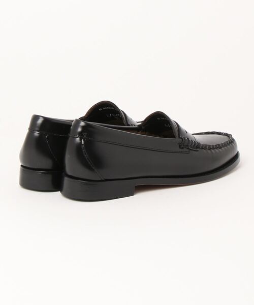 BASS（バス）の「G.H.BASS (ジーエイチバス) / レザーコインローファー PENNY WOMEN レディースサイズ（ローファー・レディース・ブラック/ワイン・6.5/7/7.5/6）」の3枚目の写真