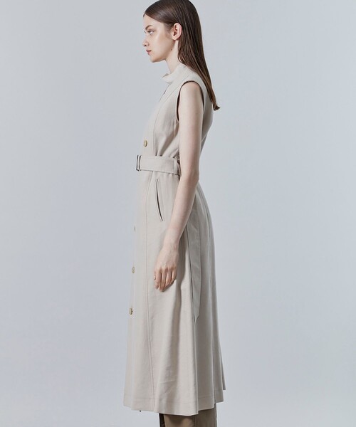city（シティ）の「【CITY】コンバーティブルロングジレOP（ワンピース・レディース・ベージュ/ネイビー/カーキ・1/2）」の6枚目の写真