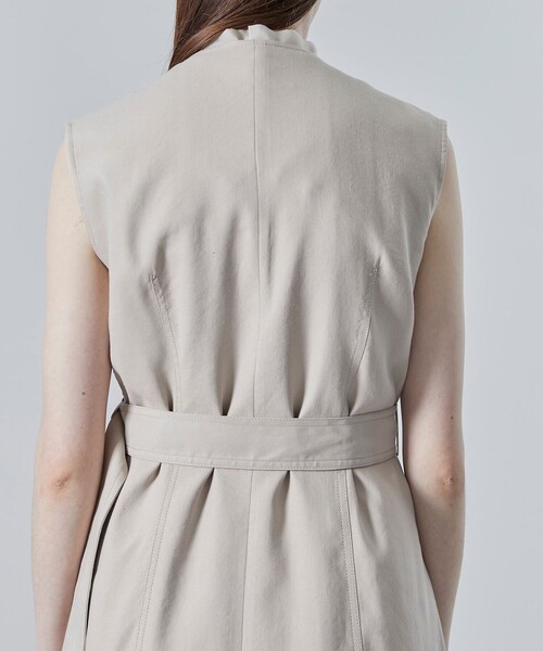 city（シティ）の「【CITY】コンバーティブルロングジレOP（ワンピース・レディース・ベージュ/ネイビー/カーキ・1/2）」の8枚目の写真