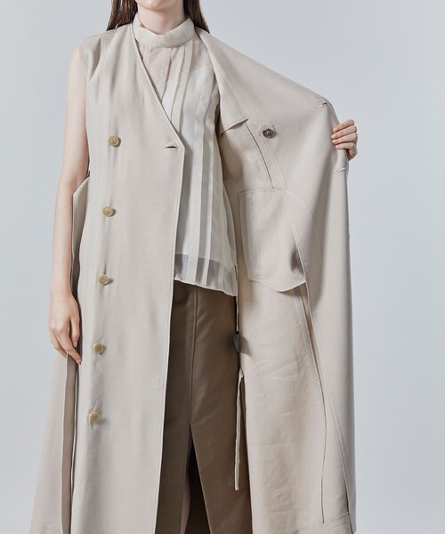 city（シティ）の「【CITY】コンバーティブルロングジレOP（ワンピース・レディース・ベージュ/ネイビー/カーキ・1/2）」の15枚目の写真