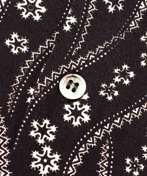 ANNA SUI（アナスイ）の「ANNA SUI Archive アーカイブ総柄 半袖シャツ【SP】（シャツ/ブラウス・メンズ・ブルー/ブラック/グリーン・L/XL/M）」の12枚目の写真