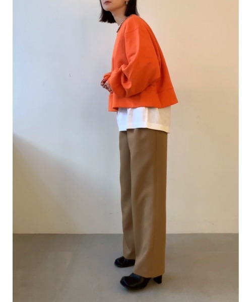 MIESROHE（ミースロエ）の「リブ編立裏毛プルオーバー（Tシャツ