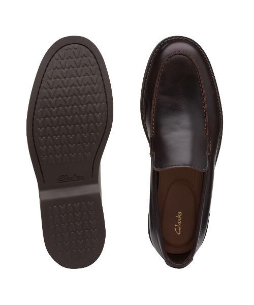 Clarks(クラークス)の「AtticusLT Edge / アティカスLTエッジ(ミッドブラウンレザー)(ローファー・メンズ・ダークブラウン・UK10/UK7/UK8/UK9/UK6/UK6.5/UK7.5/UK8.5/UK9.5)」の7枚目の写真