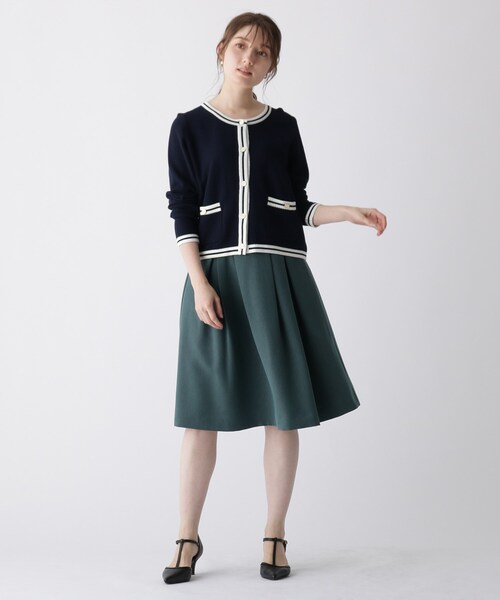 index（インデックス）の「◇ツィーディーバイカラーカーディガン【WEB