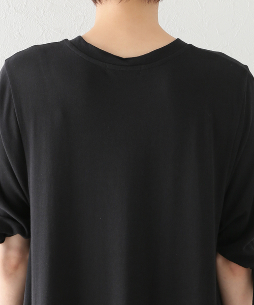 plage（プラージュ）の「High twist TEE ワンピース（ワンピース・レディース・ブラック/ベージュ・38/36）」の10枚目の写真