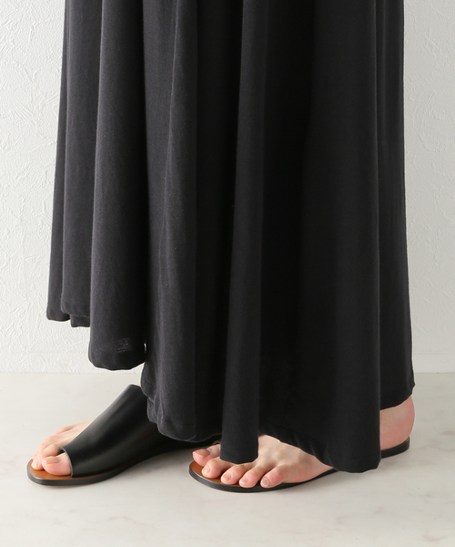 plage（プラージュ）の「High twist TEE ワンピース（ワンピース・レディース・ブラック/ベージュ・38/36）」の16枚目の写真
