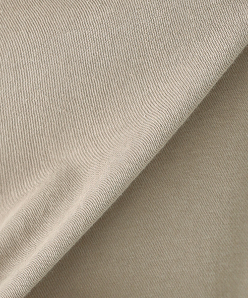 plage（プラージュ）の「High twist TEE ワンピース（ワンピース・レディース・ブラック/ベージュ・38/36）」の8枚目の写真