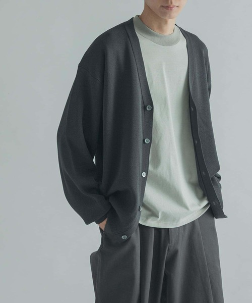 FORK&SPOON(フォークアンドスプーン)の「『ユニセックス』FORK&SPOON WジャガードVネックカーディガン(カーディガン/ボレロ・メンズ・マスタード/グリーン/チャコールグレー・5/4)」の15枚目の写真