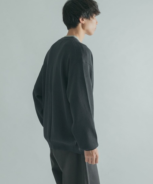 FORK&SPOON(フォークアンドスプーン)の「『ユニセックス』FORK&SPOON WジャガードVネックカーディガン(カーディガン/ボレロ・メンズ・マスタード/グリーン/チャコールグレー・5/4)」の17枚目の写真