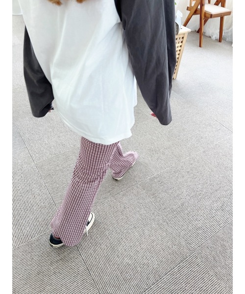 JUMELLE（ジュメロ）の「リブチェックパンツ（その他パンツ・レディース・ネイビー/ピンク・SMALL/MEDIUM）」の7枚目の写真