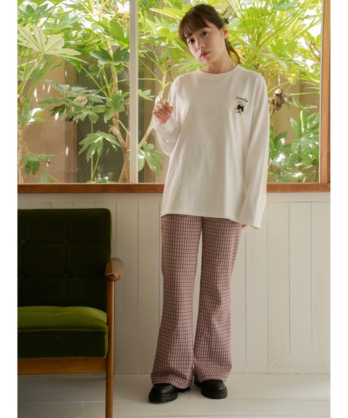 JUMELLE（ジュメロ）の「リブチェックパンツ（その他パンツ・レディース・ネイビー/ピンク・SMALL/MEDIUM）」の14枚目の写真