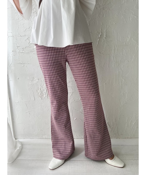 JUMELLE（ジュメロ）の「リブチェックパンツ（その他パンツ・レディース・ネイビー/ピンク・SMALL/MEDIUM）」の21枚目の写真