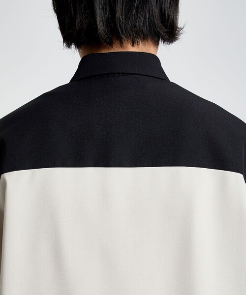 city(シティ)の「TWO COLOR LONG SLEEVE SHIRT/バイカラーリラックスシャツ(シャツ/ブラウス・メンズ・ライトグレー/ネイビー・1/2/3)」の10枚目の写真