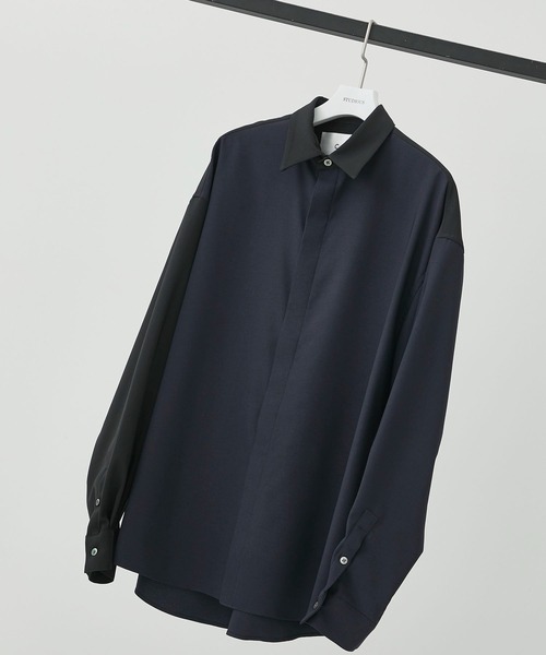 city（シティ）の「TWO COLOR LONG SLEEVE SHIRT/バイカラーリラックス