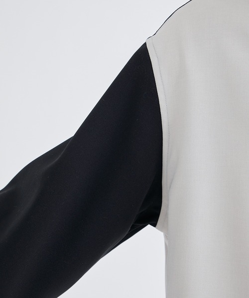 city(シティ)の「TWO COLOR LONG SLEEVE SHIRT/バイカラーリラックスシャツ(シャツ/ブラウス・メンズ・ライトグレー/ネイビー・1/2/3)」の11枚目の写真