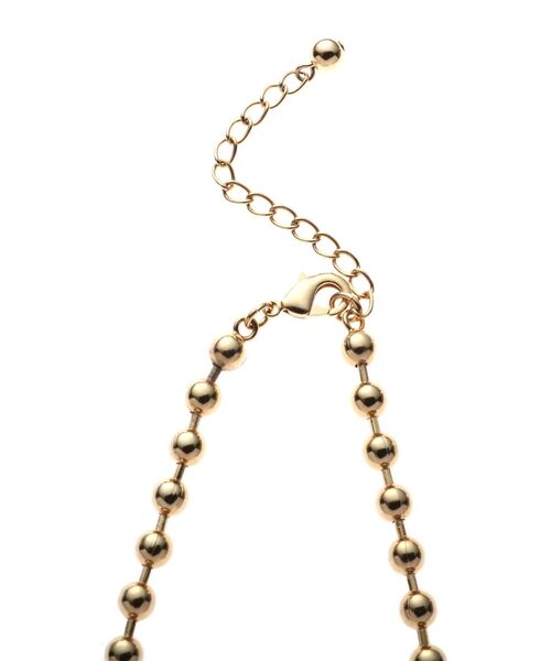 MURUA（ムルーア）の「ボールチェーンネックレス（ネックレス・レディース・シルバー/ゴールド・FREE）」の15枚目の写真