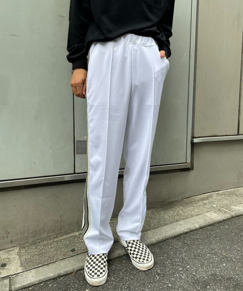 CIAOPANIC（チャオパニック）の「ライントラックパンツ（その他パンツ・メンズ・ホワイト/ブラック/バーガンディー・MEDIUM/LARGE）」の19枚目の写真