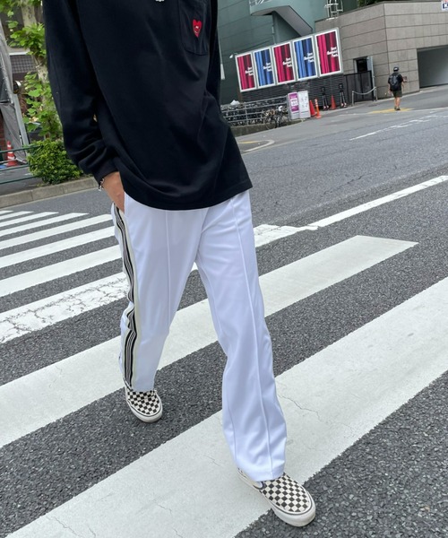 CIAOPANIC（チャオパニック）の「ライントラックパンツ（その他パンツ・メンズ・ホワイト/ブラック/バーガンディー・MEDIUM/LARGE）」の6枚目の写真