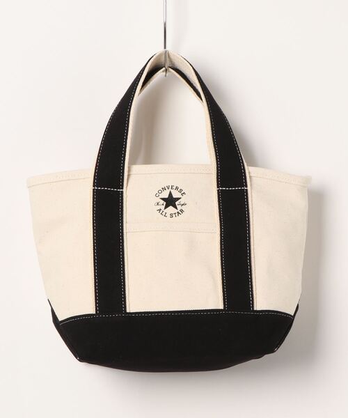 CONVERSE(コンバース)の「CONVERSE/コンバース canvasS tote/キャンバスSトートバッグ 17917200(トートバッグ・レディース・ブラック/ネイビー/オフホワイト/グリーン/ブラック系その他/ライトブラウン/サンドベージュ・ONESIZE)」の13枚目の写真