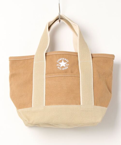 CONVERSE(コンバース)の「CONVERSE/コンバース canvasS tote/キャンバスSトートバッグ 17917200(トートバッグ・レディース・ブラック/ネイビー/オフホワイト/グリーン/ブラック系その他/ライトブラウン/サンドベージュ・ONESIZE)」の18枚目の写真