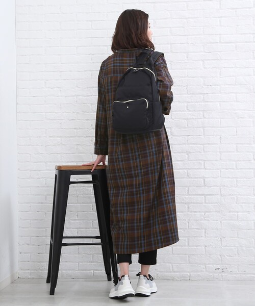 SHOO・LA・RUE（シューラルー）の「◆上品なチェック柄！バンドカラー ワンピース（ワンピース・レディース・イエロー系1/ブラウン系2/ベージュ系その他2/ワイン系3・00）」の22枚目の写真