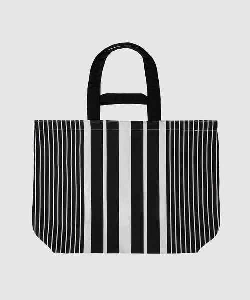 NOMA t.d.(ノーマティーディー)の「N Stripe Large Tote(トートバッグ・メンズ・ブラック系その他/ホワイト系その他・ONE SIZE)」の3枚目の写真