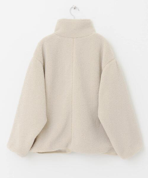 URBAN RESEARCH DOORS（アーバンリサーチドアーズ）の「ボアジップリバーシブルジャケット（ブルゾン・レディース・ホワイト系その他/ブラウン系その他/カーキ・MEDIUM）」の19枚目の写真