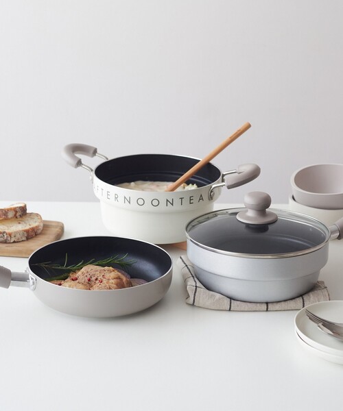 Afternoon Tea（アフタヌーンティー）の「ロゴワークスフライパン＆鍋 3点セット（鍋/フライパン・レディース・マルチ・ONE SIZE）」の6枚目の写真