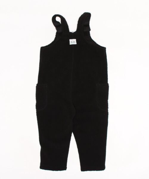 Lee(リー)の「Lee/リー FLEECE OVERALLS フリースオーバーオール(サロペット/オーバーオール・キッズ・アイボリー/オリーブ/ブラック・120/150/110/100/140/130)」の4枚目の写真