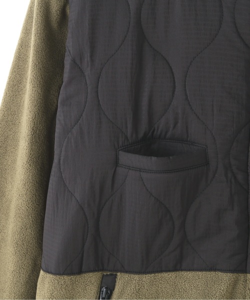 schott（ショット）の「Schott/ショット/2TONE FREEZE JACKET/フリースジャケット（ブルゾン・メンズ・ブラック/ネイビー/オリーブ系・L/M/2XL/XL）」の17枚目の写真