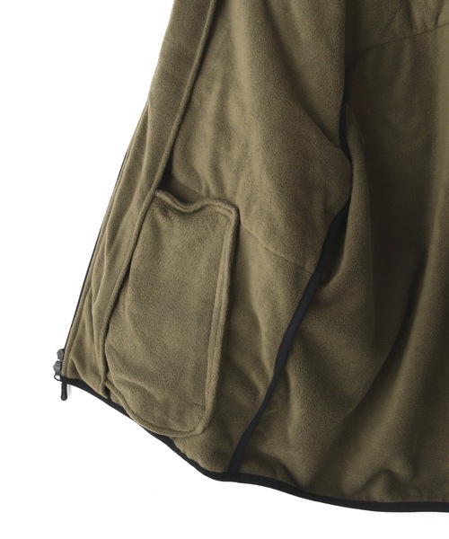 schott（ショット）の「Schott/ショット/2TONE FREEZE JACKET/フリースジャケット（ブルゾン・メンズ・ブラック/ネイビー/オリーブ系・L/M/2XL/XL）」の21枚目の写真