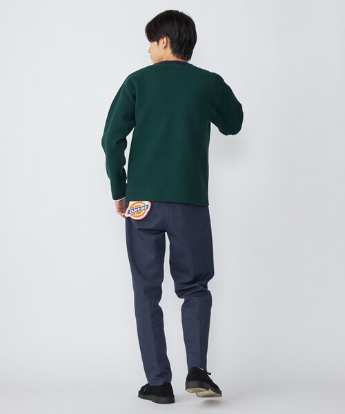 SHIPS(シップス)の「*SHIPS: 〈手洗い可能〉 ワンポイント ロゴ ミラノリブ リンガー クルーネック ニット(ニット/セーター・メンズ・チャコールグレー/ベージュ/ネイビー/グリーン・SMALL/MEDIUM/LARGE)」の11枚目の写真