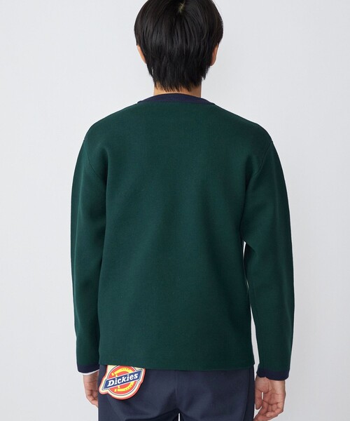 SHIPS(シップス)の「*SHIPS: 〈手洗い可能〉 ワンポイント ロゴ ミラノリブ リンガー クルーネック ニット(ニット/セーター・メンズ・チャコールグレー/ベージュ/ネイビー/グリーン・SMALL/MEDIUM/LARGE)」の15枚目の写真