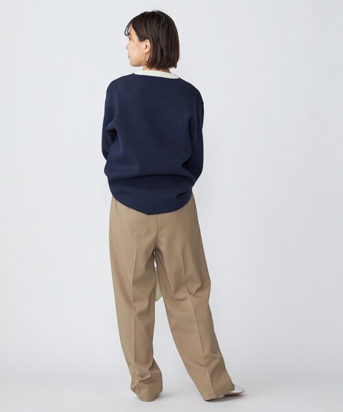 SHIPS(シップス)の「*SHIPS: 〈手洗い可能〉 ワンポイント ロゴ ミラノリブ リンガー クルーネック ニット(ニット/セーター・メンズ・チャコールグレー/ベージュ/ネイビー/グリーン・SMALL/MEDIUM/LARGE)」の18枚目の写真