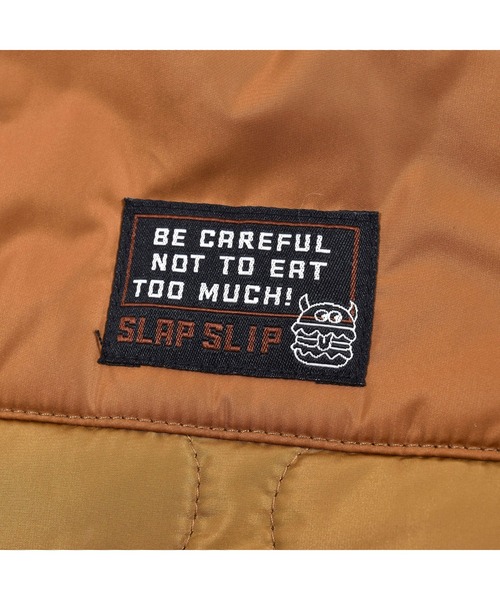 SLAP SLIP（スラップスリップ）の「SLAPSLIP/取り外し可能フード付き中綿キルト配色切り替え裏ボアタフタジャケット(80~130cm)（ブルゾン・キッズ・イエロー/グリーン・130/100/120/80/110/90）」の14枚目の写真