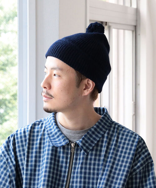 fennica（フェニカ）の「cableami / BABY ALPAKA WATCH CAP with POM