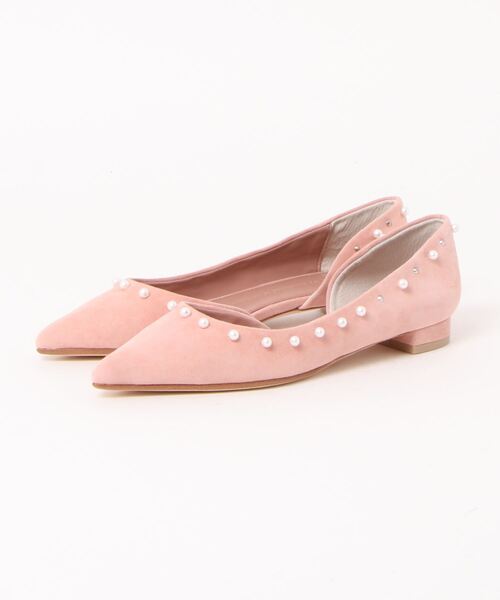 TSURU by Mariko Oikawa（ツルバイマリコオイカワ）の「【TSURU by MARIKO OIKAWA】小粒パールパンプス（パンプス・レディース・ブラック/ベージュ/ベビーピンク・23cm/23.5cm/24cm/24.5cm）」の8枚目の写真