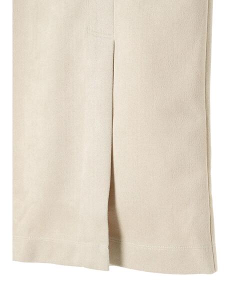 Green Parks(グリーンパークス)の「カットスエードタイトスカート*(スカート・レディース・ブルー/ダークグレー/キャメル/ライトベージュ・FREE)」の10枚目の写真