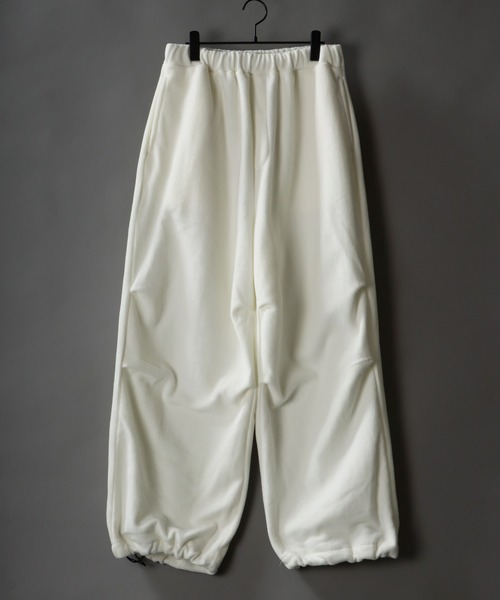 SITRY(シトリー)の「Fleece wide snow pants/フリース タック ワイド スノーパンツ(その他パンツ・メンズ・ホワイト/ブラック/オレンジ/パープル/グリーン/ブルー・M/L)」の2枚目の写真